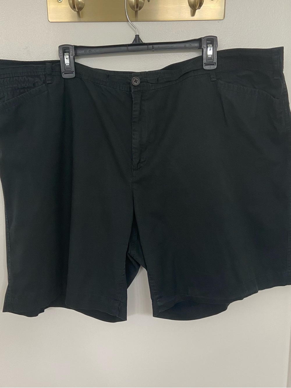 Lauren Ralph Lauren Women’s Plus Size 22W Black Bermuda Shorts Cotton Casual